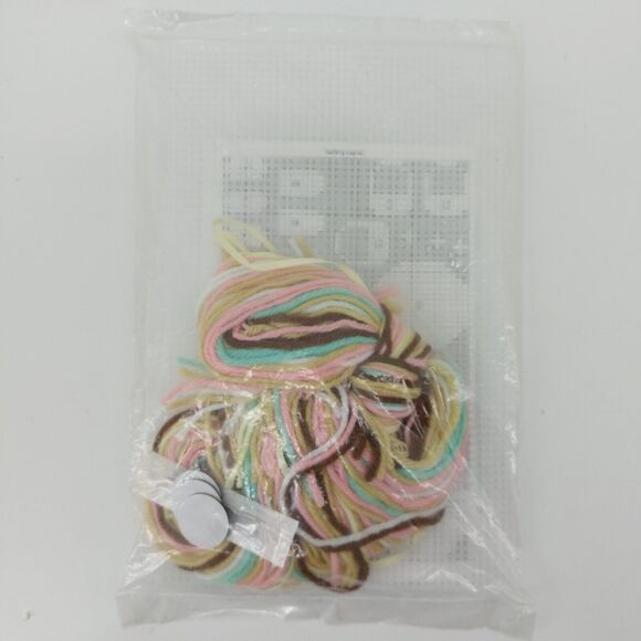 Bunny Egg Magnets Easter Plastic Canvas Kit by House of White Birches Rabbits - Picture 7 of 7